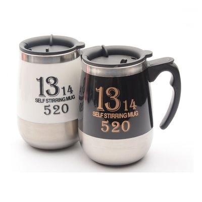 Tazza magnetica automatica auto-agitabile sostenibile e elegante per il caffè del mattino