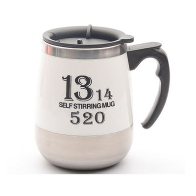 Tazza magnetica automatica auto-agitabile sostenibile e elegante per il caffè del mattino