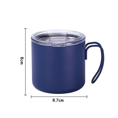 Tazze da caffè in acciaio di stile classico termoisolanti e sigillate sotto vuoto per viaggi su strada