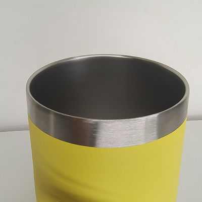 Tazzina a forma di uovo in acciaio inossidabile a doppio muro con coperchio per 240 ml / 350 ml di capacità