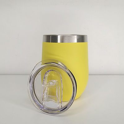 12oz di doppia parete in acciaio inossidabile Tazza da caffè di viaggio Isolata Tazze a vuoto a forma di uovo Tazze di vino