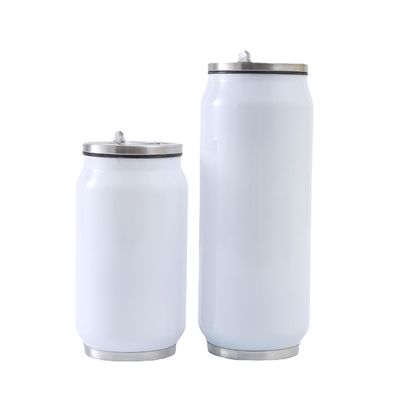Cola a vuoto a sublimazione in acciaio inossidabile 12 oz con paglia e coperchio inclusi
