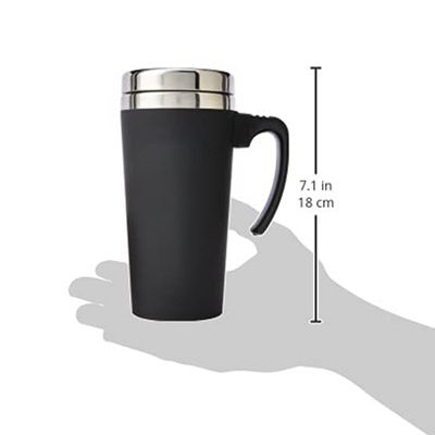 16oz Termofisico Isolato Tazza di Caffè In Acciaio Inossidabile Con Maniglia Materiale Moderno