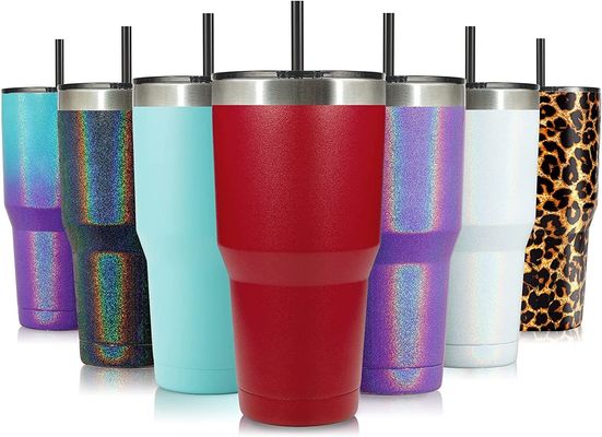 Tazza di caffè di viaggio isolata in acciaio inossidabile personalizzata con capacità e logo da 900 ml