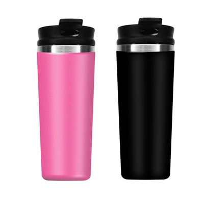 Tazza di caffè in acciaio colorata personalizzata, logo, tazze da viaggio, bevi caldo freddo 12-24 ore