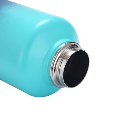 Acciaio inossidabile Metallo isolante Gym Bottiglia d'acqua Grande capacità per tutti i bisogni di fitness
