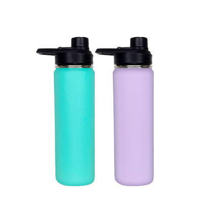 Bottiglia d'acqua isolante in acciaio inossidabile per palestra 550ml 650ml 750ml