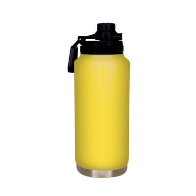Logo personalizzato Tazza dritta Bottiglia d'acqua in acciaio inossidabile 32 oz 1000ml Tazza di metallo isolante