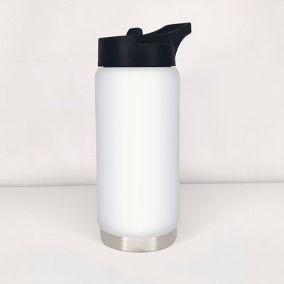 Tazza dritta 550ml Isolato Flasca a bocca larga con tappo Bottiglia d'acqua per tutti
