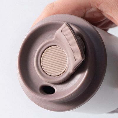 Tazza da viaggio in acciaio inossidabile a vuoto da 350 ml Tazza da caffè isolante riutilizzabile con coperchio di sigillo