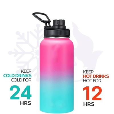 Vendita 22 oz bottiglia d'acqua in acciaio inossidabile grande capacità aspirapolvere per bambini e adulti