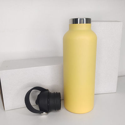 Bottiglia d'acqua isolata portatile da 650 ml in acciaio inossidabile per sport in stile Country Design