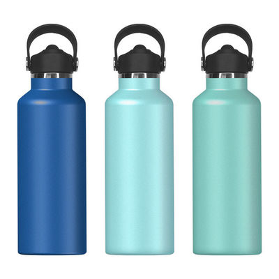 Bottiglia d'acqua isolata portatile da 650 ml in acciaio inossidabile per sport in stile Country Design