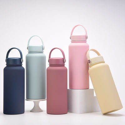 Flaschetta isolante al vuoto con logo personalizzato 2023 Candy Color Stainless Steel Sports Kettle