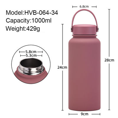 Flaschetta isolante al vuoto con logo personalizzato 2023 Candy Color Stainless Steel Sports Kettle