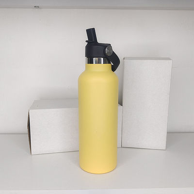 22 oz di acciaio inossidabile, vuoto isolato, bottiglia per viaggi all'aperto.