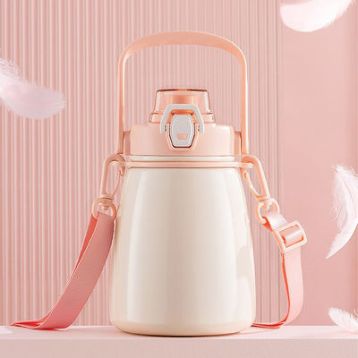Flip Straw Lid Isolata bottiglia d'acqua Disegno personalizzato per mantenere la bevanda calda fredda 6-12h