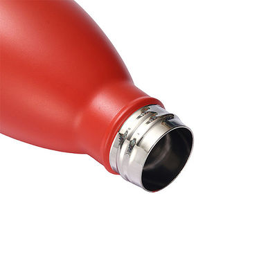 Funzione Bottiglia d'acqua riciclabile con coperchio di 1 litro di acciaio inossidabile isolato per lo sport