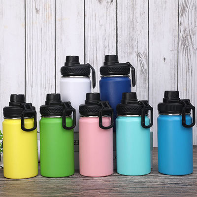 Bottine d'acqua riutilizzabili Sport Isolate Flasche di vuoto in acciaio inossidabile con manico