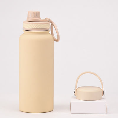 Bottiglie a vuoto Tazza da caffè da 1 litro con coperchio Bicicletta sportiva Bottiglia d'acqua per performance