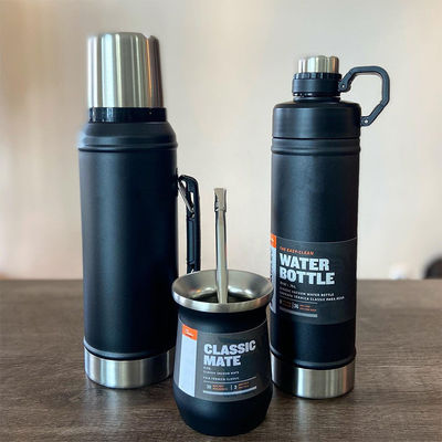 6oz 8oz coppe di acciaio inossidabile Yerba Mate a doppia parete bevande sostenibili per piccoli caffè