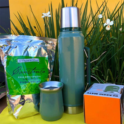 Tazze di tè Yerba Mate personalizzabili Tazze da viaggio isolate per il vuoto Perfetto per l' efficienza B2B