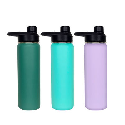 650 ml Bottiglia d'acqua per palestra Acciaio inossidabile per sport all'aria aperta Portatile
