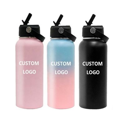 Logo personalizzato bottiglia d'acqua isolata 22 oz per l'acqua bollente in acciaio inox