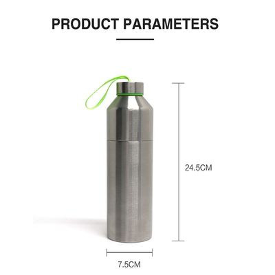 Logo personalizzato 500 ml in acciaio inossidabile Viaggi sportivi Acqua in bottiglia Applicabile a tutte le persone