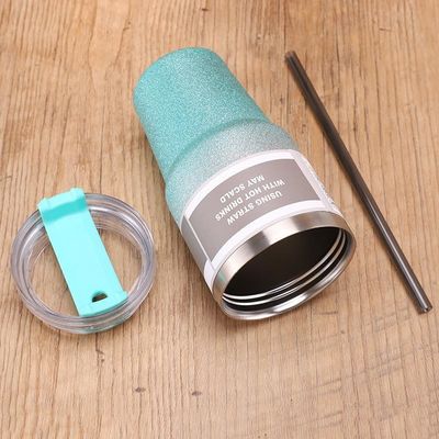 Tazza di caffè in acciaio inossidabile Tumbler Tazza isolante con coperchio per festa Tazza da campeggio