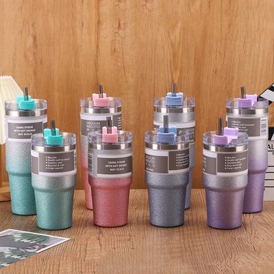 Tazza di caffè in acciaio inossidabile Tumbler Tazza isolante con coperchio per festa Tazza da campeggio