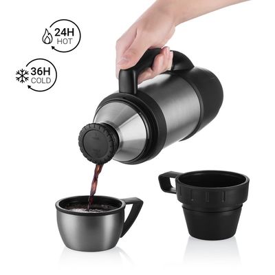 1000 ml di acqua in acciaio inossidabile idoneo per avventure all'aria aperta