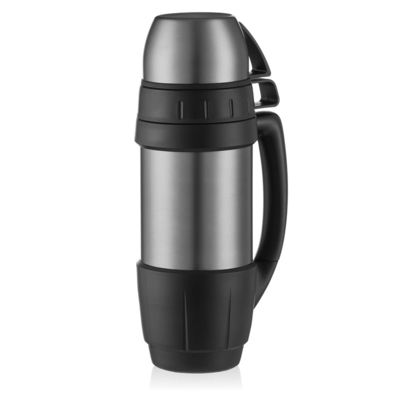 Flasche a vuoto 1000ml Flasche termosi di acciaio inossidabile a doppia parete con logo