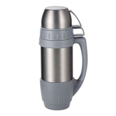 Flasche a vuoto 1000ml Flasche termosi di acciaio inossidabile a doppia parete con logo