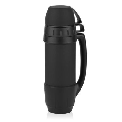 Flasche a vuoto 1000ml Flasche termosi di acciaio inossidabile a doppia parete con logo