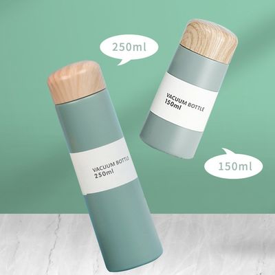 Mini 150ml 250ml bottiglia d'acqua a vuoto isolato per tutte le età portabile in acciaio inossidabile