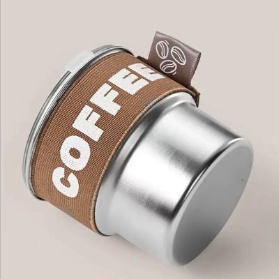Coppa da caffè in acciaio inossidabile 304 con coperchio portatile e compatto
