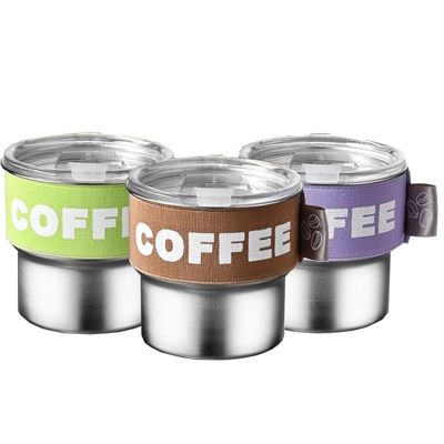 400 ml di acciaio inossidabile 304 termoisolatore a vuoto Tumbler Tazze per auto da viaggio per MUGS