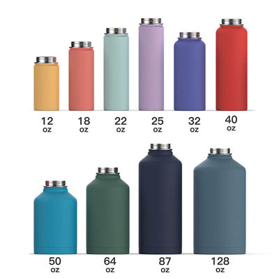 18oz doppia parete 304 Acciaio inossidabile bottiglia d'acqua, vasca idraulica isolata con coperchio più recente