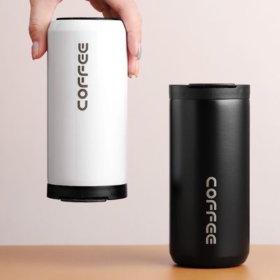 304 Tazza di caffè isolante in acciaio inossidabile all'interno e 201 all'esterno per le esigenze aziendali