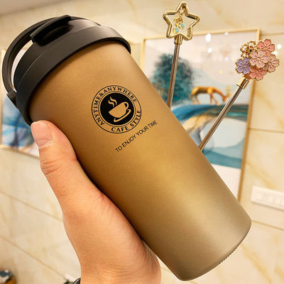 500ml Tazza isolante in acciaio inossidabile Tazza di caffè in stile classico