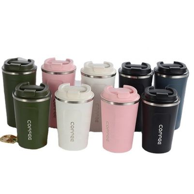 304 all' interno e 201 all' esterno Bottiglia d' acqua in acciaio inossidabile Caffettiera con coperchio 350ml