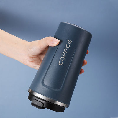 Stampa del logo personalizzato Tazza isolante a vuoto con tappo per bottiglia d'acqua in acciaio inossidabile