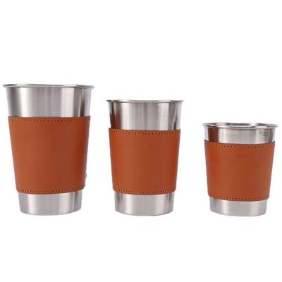 Tazza di birra portatile in acciaio inossidabile per campeggio all'aperto