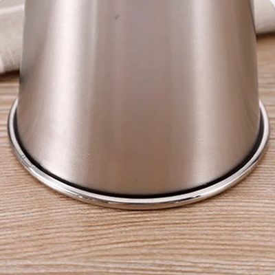 Tazza di birra portatile in acciaio inossidabile per campeggio all'aperto
