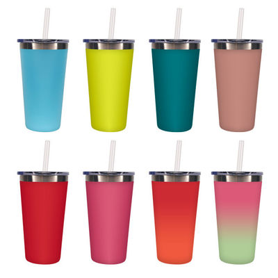 Tipo metallico Acciaio inossidabile PORTABLE Insulated Tumbler Travel Coffee Mug Con Capo