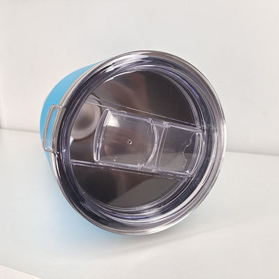 Country Design 40 Oz Tipo cintura Car Straw Tumbler con maniglia Tazza in acciaio inossidabile