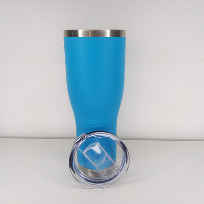 Country Design 40 Oz Tipo cintura Car Straw Tumbler con maniglia Tazza in acciaio inossidabile