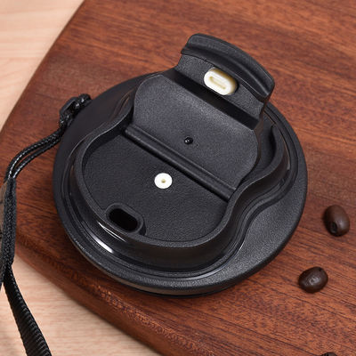Tazza da caffè personalizzata Tazza da caffè da viaggio in acciaio inossidabile giallo con coperchio e isolamento da vuoto