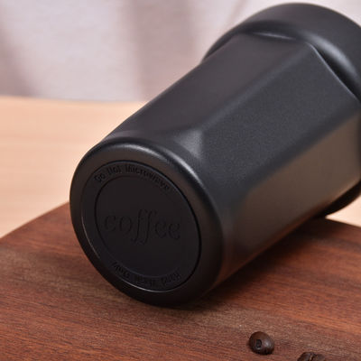 Tazza da caffè personalizzata Tazza da caffè da viaggio in acciaio inossidabile giallo con coperchio e isolamento da vuoto